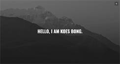 Desktop Screenshot of koesbong.com